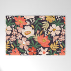 Modern meadow blooming Welcome Mat Gallery Image 1