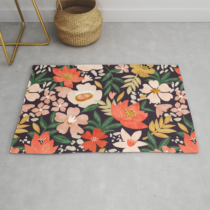 Modern meadow blooming Rug Gallery Image 1