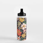 Modern meadow blooming Water Bottle Gallery Image 2