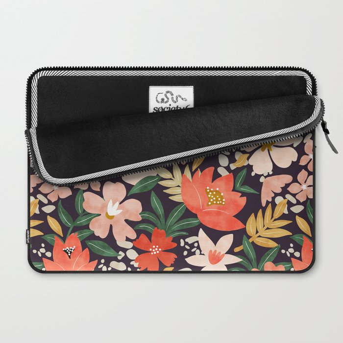 Modern meadow blooming Laptop Sleeve Gallery Image 2