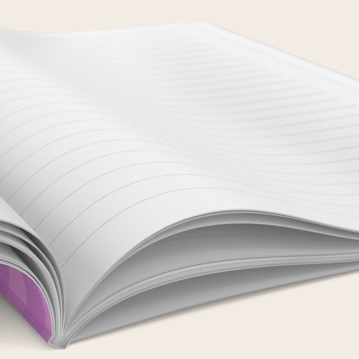 Gingham Check Pattern in Lavender Orchid Purple Notebook Gallery Image 2
