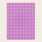 Gingham Check Pattern in Lavender Orchid Purple Notebook Gallery Image 4