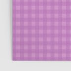 Gingham Check Pattern in Lavender Orchid Purple Poster Gallery Image 3