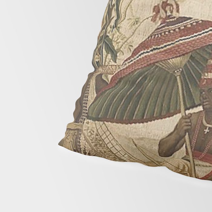 Antique 17th Century Louis XIV Ancient India French Gobelin Tapestry Pillow Sham Gallery Image 4