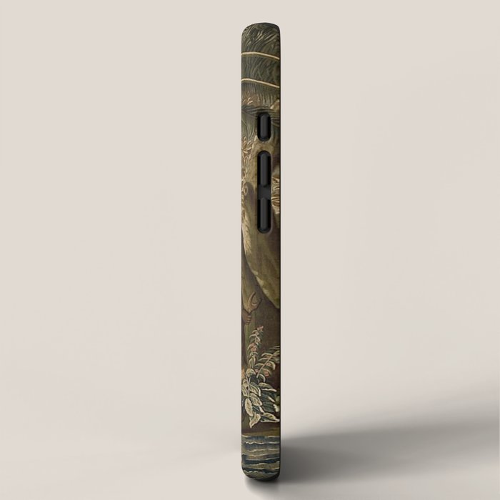 Antique 17th Century Louis XIV Ancient India French Gobelin Tapestry iPhone Case Gallery Image 2