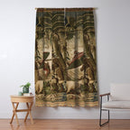 Antique 17th Century Louis XIV Ancient India French Gobelin Tapestry Window Curtain Gallery Image 5