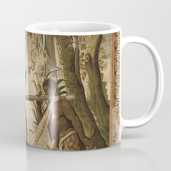 Antique 17th Century Louis XIV Ancient India French Gobelin Tapestry Coffee Mug Gallery Image 1
