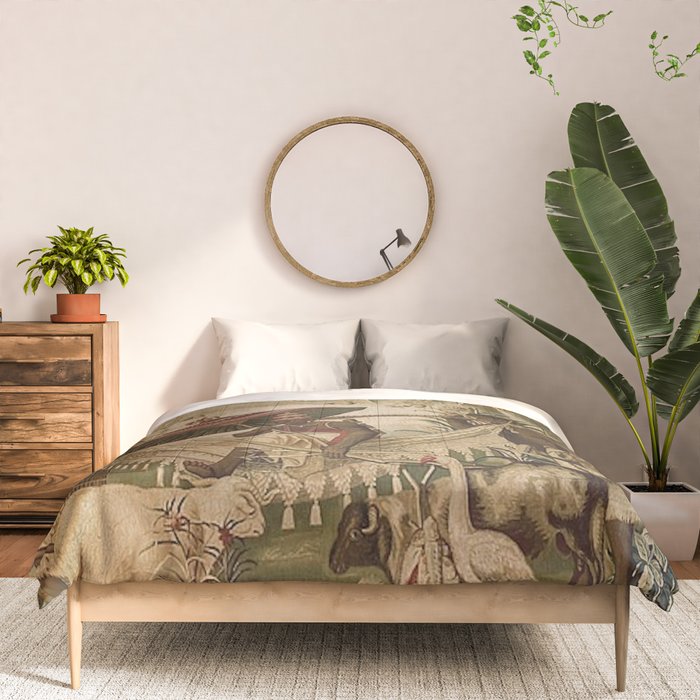 Antique 17th Century Louis XIV Ancient India French Gobelin Tapestry Comforter Gallery Image 3