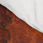 Colorful Blue and Copper Rust Comforter Gallery Image 4