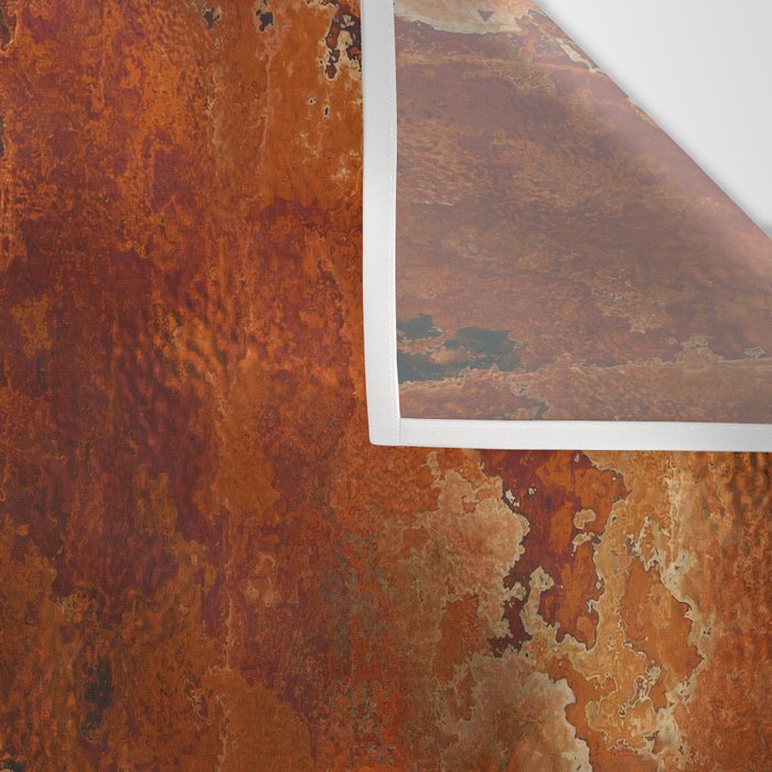 Colorful Blue and Copper Rust Wall Tapestry Gallery Image 3