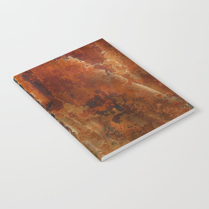 Colorful Blue and Copper Rust Notebook Gallery Image 2