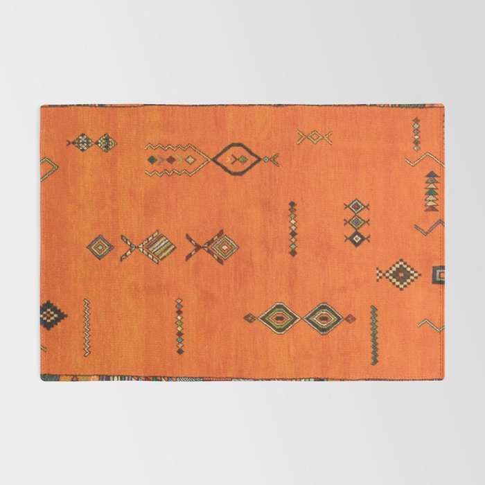 Oriental Traditional Moroccan Berber Rug Artwork Rug Gallery Image 2