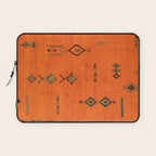 Oriental Traditional Moroccan Berber Rug Artwork Laptop Sleeve Gallery Image 1