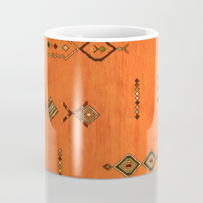 Oriental Traditional Moroccan Berber Rug Artwork Coffee Mug Gallery Image 4