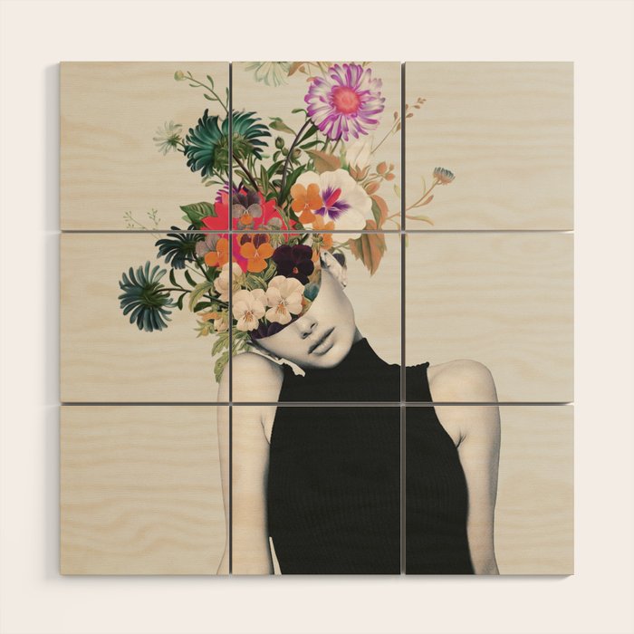 Floral beauty Wood Wall Art Gallery Image 1