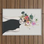 Floral beauty Outdoor Rug Gallery Image 1