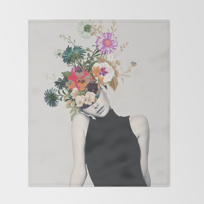 Floral beauty Throw Blanket Gallery Image 2