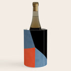 Bold Geometric Abstract Orange Pink Modern Art Wine Chiller Gallery Image 3