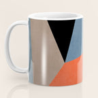 Bold Geometric Abstract Orange Pink Modern Art Coffee Mug Gallery Image 3