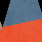 Bold Geometric Abstract Orange Pink Modern Art Coffee Mug Gallery Image 2
