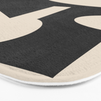 Abstract Minimal Shapes 139 Bath Mat Gallery Image 3