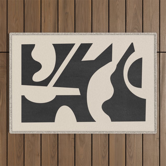 Abstract Minimal Shapes 139 Outdoor Rug Gallery Image 1