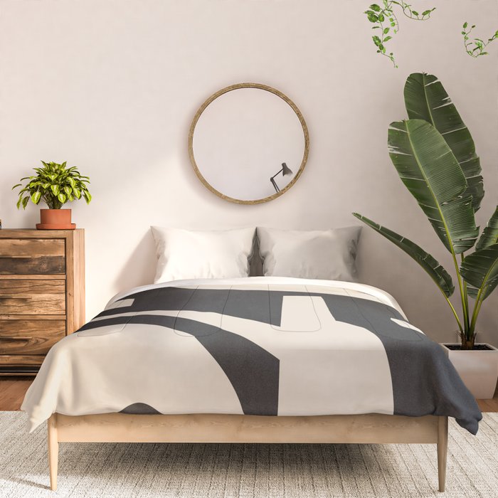 Abstract Minimal Shapes 139 Comforter Gallery Image 3