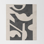 Abstract Minimal Shapes 139 Throw Blanket Gallery Image 2