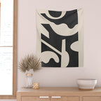 Abstract Minimal Shapes 139 Wall Tapestry Gallery Image 2