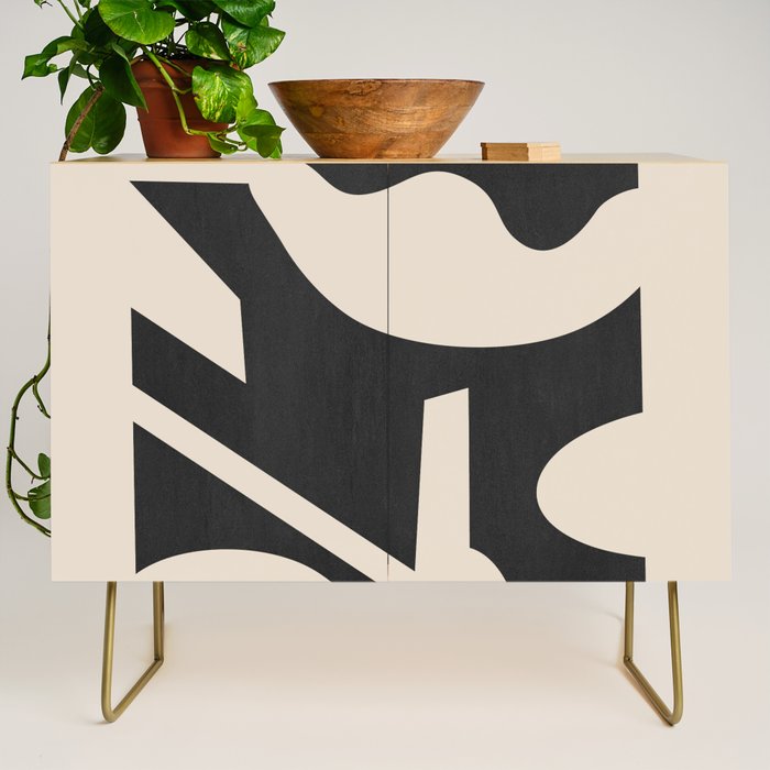 Abstract Minimal Shapes 139 Credenza Gallery Image 1