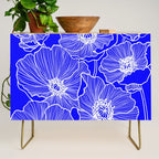 Cobalt Poppies Credenza Gallery Image 1