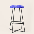 Cobalt Poppies Stool Gallery Image 1