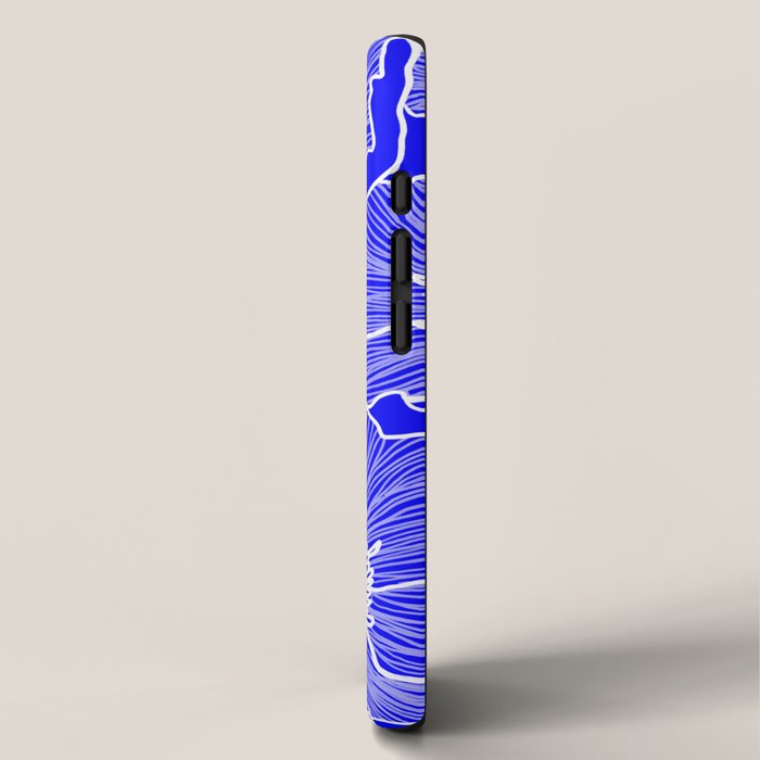 Cobalt Poppies iPhone Case Gallery Image 2