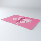 Texas Pink Longhorn Rug Gallery Image 3