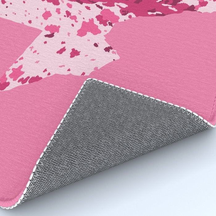 Texas Pink Longhorn Rug Gallery Image 4