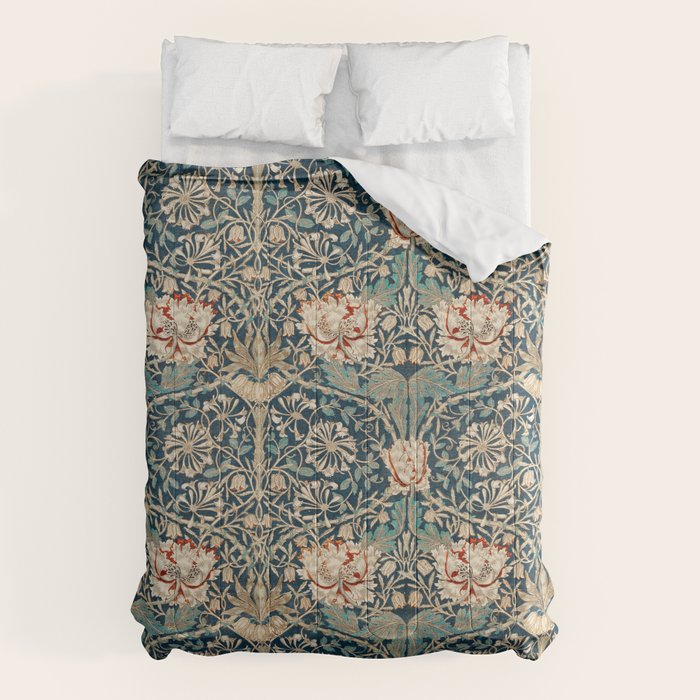 Honeysuckle by William Morris Comforter Gallery Image 6