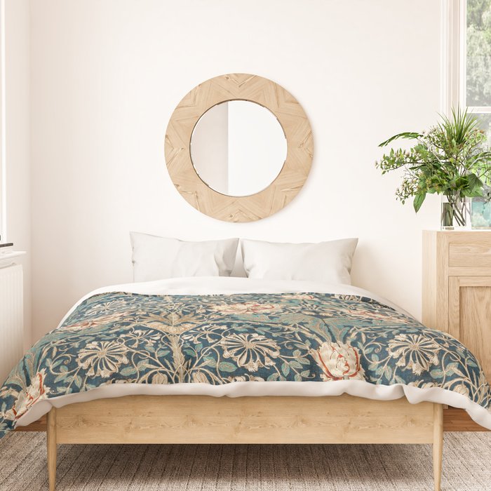 Honeysuckle by William Morris Duvet Cover Gallery Image 3