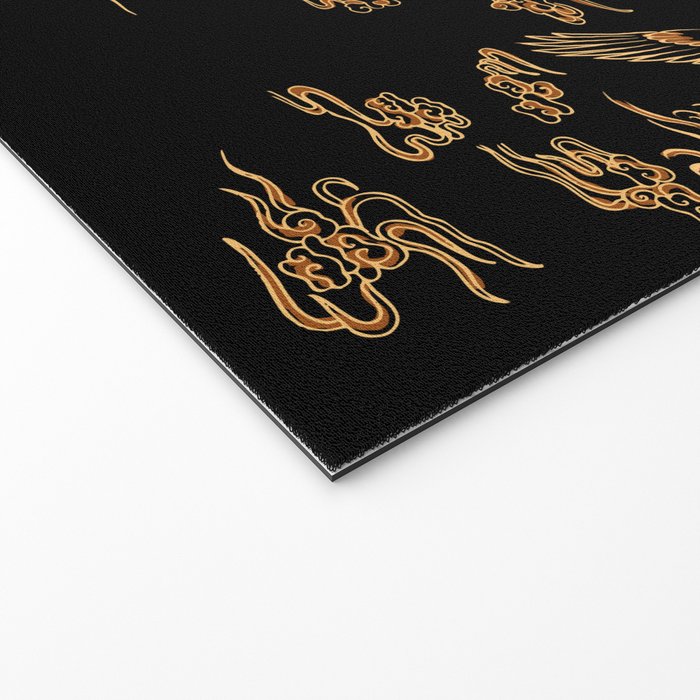 Crane and clouds Welcome Mat Gallery Image 2