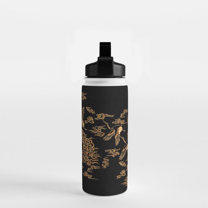 Crane and clouds Water Bottle Gallery Image 2