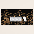 Crane and clouds Desk Mat Gallery Image 1