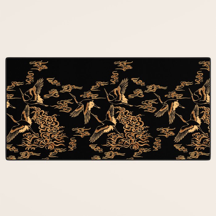 Crane and clouds Desk Mat Gallery Image 3