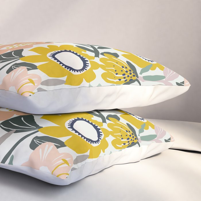 Cozy collection: mix and match happy florals Flower love 1 Pillow Sham Gallery Image 3