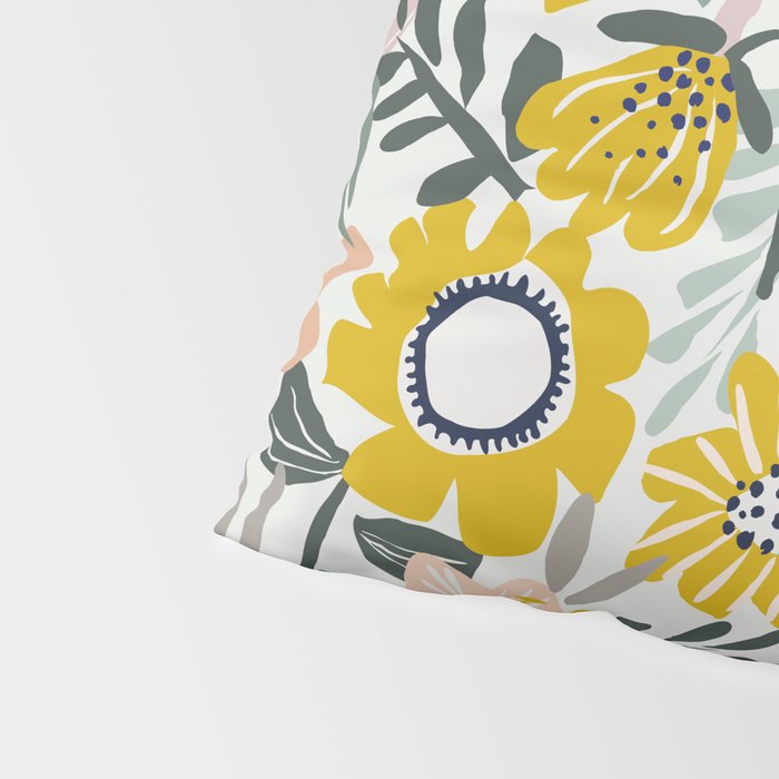 Cozy collection: mix and match happy florals Flower love 1 Pillow Sham Gallery Image 4