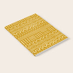 Mud Cloth on Mustard Notebook Gallery Image 2