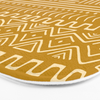 Mud Cloth on Mustard Bath Mat Gallery Image 3