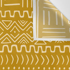 Mud Cloth on Mustard Wall Tapestry Gallery Image 3