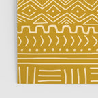 Mud Cloth on Mustard Poster Gallery Image 3
