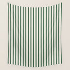 Green And Cream Striped Wall Tapestry Gallery Image 4