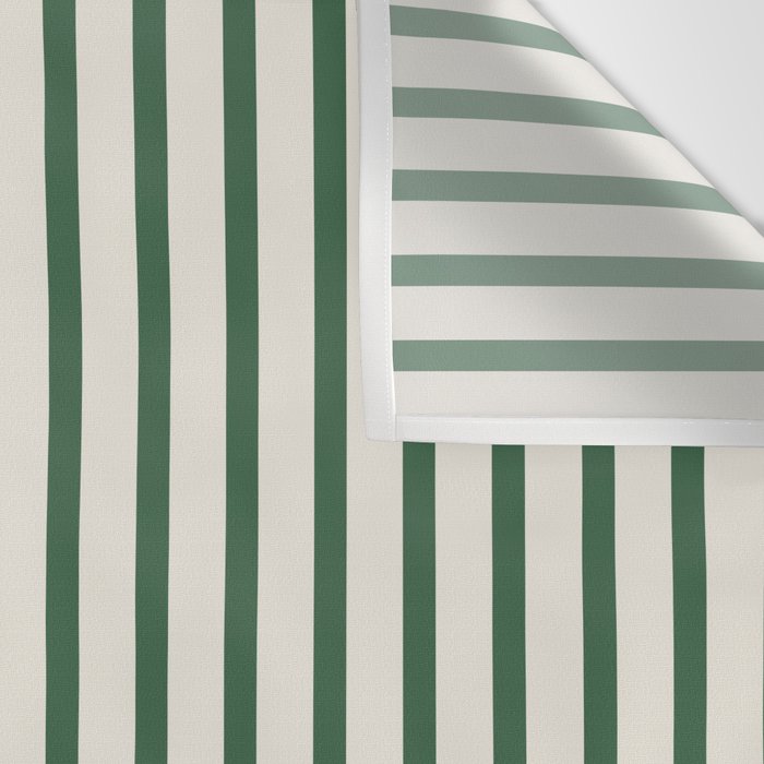 Green And Cream Striped Wall Tapestry Gallery Image 3