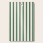 Green And Cream Striped Cutting Board Gallery Image 1